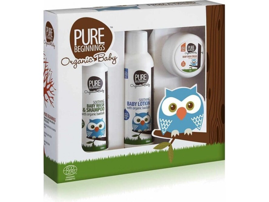 Pure Beginnings Organic Baby Set "The basis of baby care"