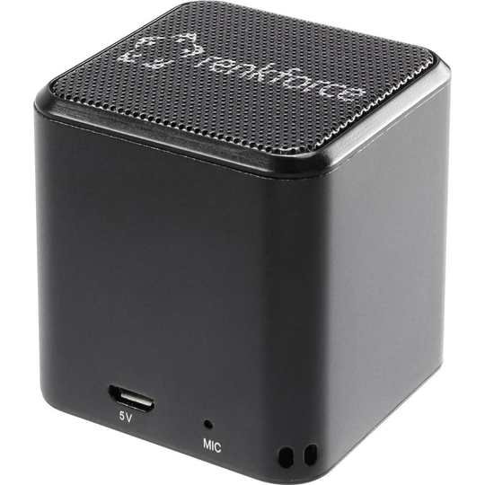 Renkforce BlackCube1 Bluetooth-högtalare Högtalartelefonfunktion Svart