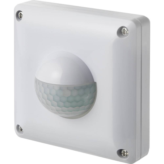 Sygonix SY-4755364 Vägg, Infälld PIR-rörelsedetektor 190 ° Triac Vit IP65