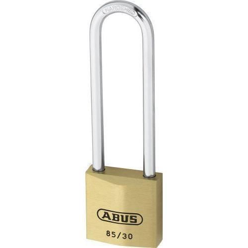 Abus 402 65 mm långt bygel mässingshänglås One Key System - 04720