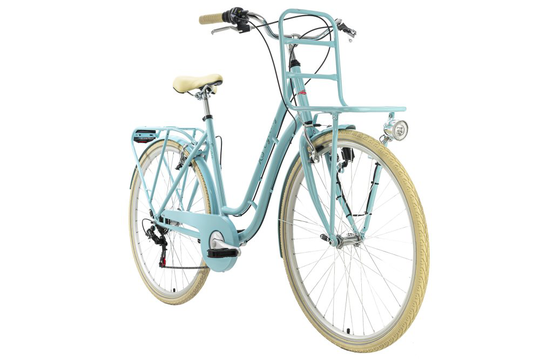 City bike 28 '' Swan turquoise front luggage rack RH 51 cm KS Cycling