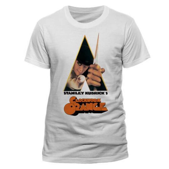 Clockwork Orange Stanley Kubrick Poster T-Shirt för män