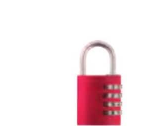 ABUS 488139, Röd, Gjuten aluminium, 110 g, 1 styck