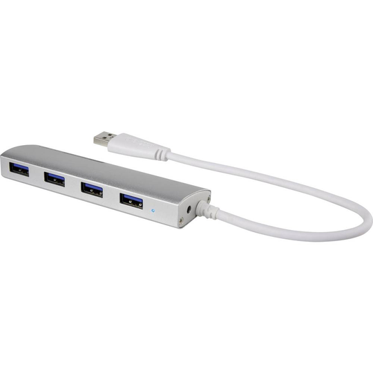 Renkforce Renkforce 4 Port USB-Hub 3.0 Aluminium