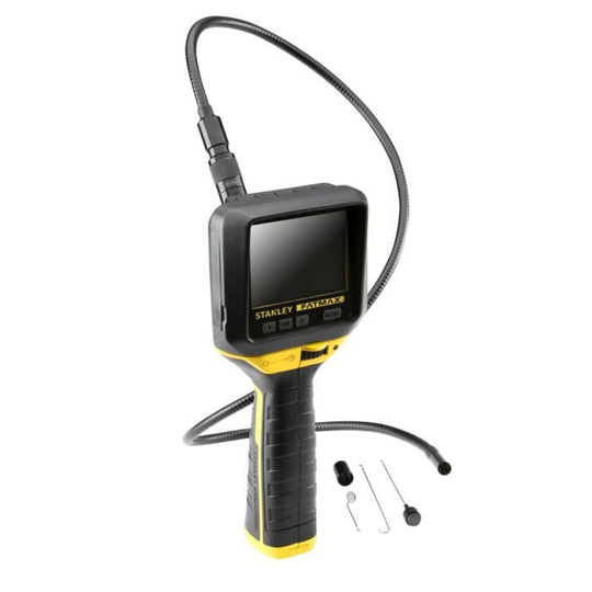 Stanley - Inspektionskamera 9 mm zoom x3 3,5" LCD-skärm 640x480 pixlar - FATMAX
