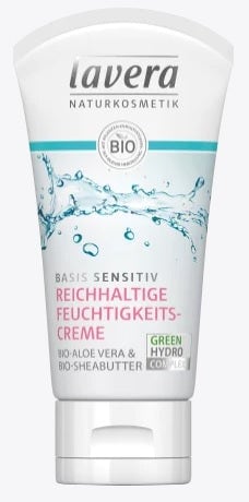 Lavera day Care Basis Sensitiv Rik fuktgivande kräm, 50 ml