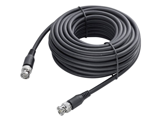 Sygonix SY-4714552 Video Forlængerkabel [1x BNC-stik - 1x BNC-stik] 10.00 m Sort