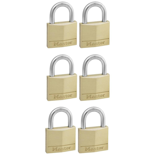 Master Lock P22214 Hänglås Guld, Silver Nyckel