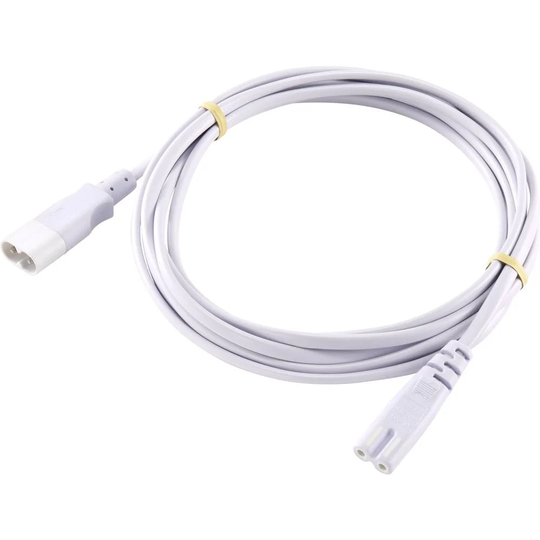 Sygonix SY-5043452 Ström Förlängningskabel Vit 2.00 m