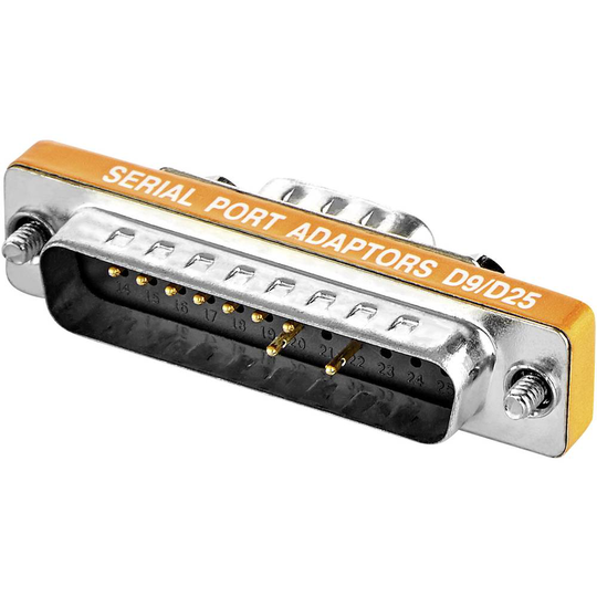 Seriell Adapter [1x D-SUB hane 9-pol - 1x D-SUB hane 25-pol] Renkforce