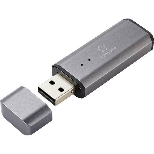Renkforce RF-UHA-300 Hörlursförstärkare Grå (matt)