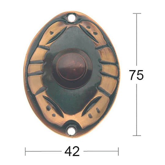 Ringledningsbeslag 541 Antik SB Habo
