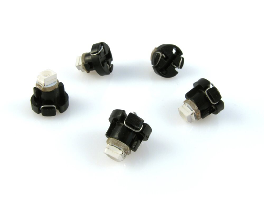 LED Lampa Diod Neo Wedge T3 Ice Blå 5-pack