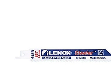 Lenox bajonetsavklinge 152mm - Bi-Metal 152x19x09mm 18tpi t/metal 618r 5stk