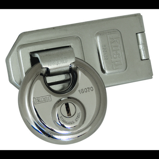Kasp K16070D260 Hänglås Silver Nyckel