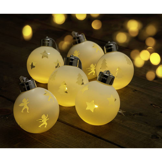 Sygonix Julgransbelysning Inomhus 1,5 V 1 SMD LED N/A (Ø) 8 cm