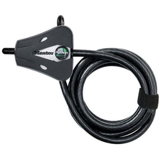 MASTER LOCK Justerbar stöldskyddskabel 1,80Mx? 8mm - För staket, grind, gräsklippare, grill