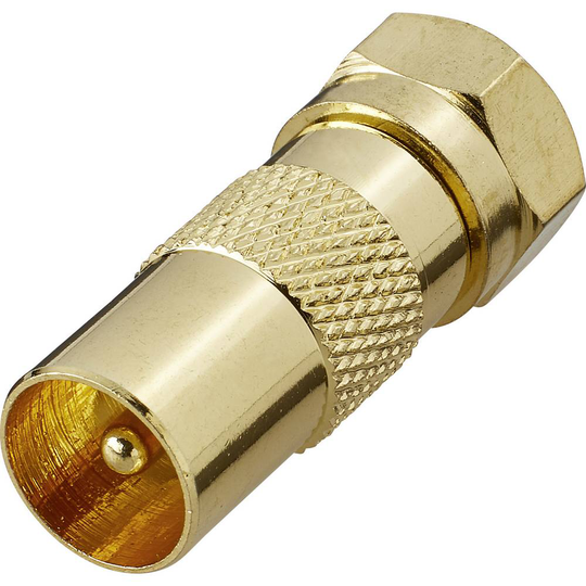 SAT-antennadapter (guldpläterad)