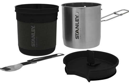 STANLEY ADVENTURE COMPACT COOK SET 0.7L, kokärl rostfritt stål