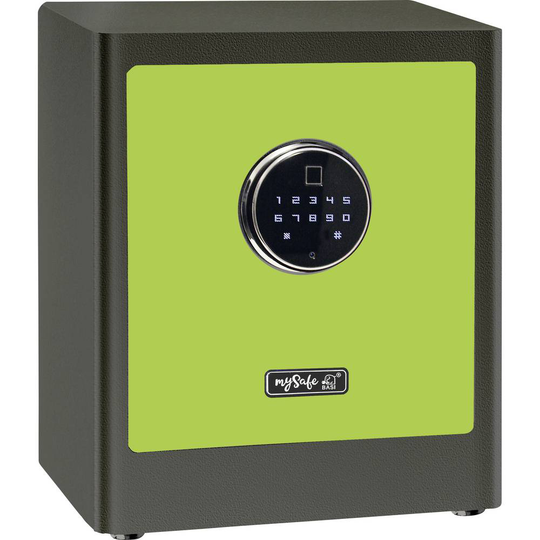 Basi 2020-0000-GRÜG mySafe Premium 350 Möbelkassaskåp Kombination, Fingeravtryck