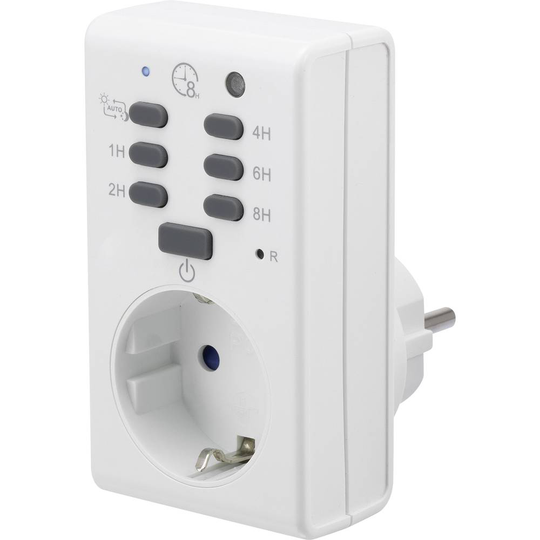 Renkforce 1289333 Kopplingsur analog Dagsprogram 1800 W IP20 Dimfunktion, Nedräkningsfunktion