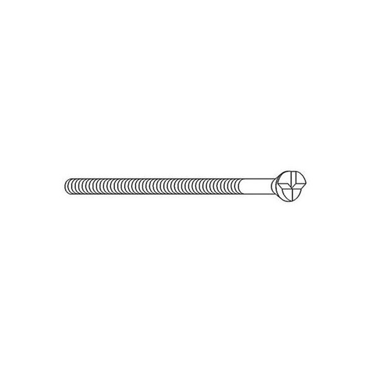 ASSA 464586100011 Envägsskruv blankkrom Längd: 65 mm