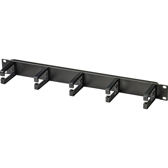 Renkforce RF-4755508 19 tum Nätverksskåp-kabelhållare 1 U Svart