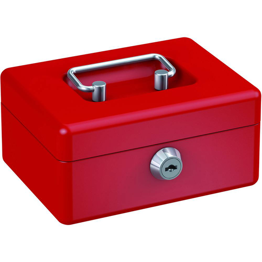 Basi 2100-0100-ROT Kassalåda (B x H x D) 125 x 60 x 95 mm Röd
