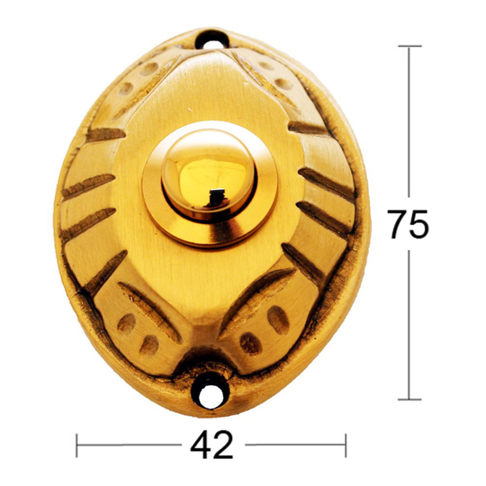 Ringledningsbeslag 543 Mässing Matt SB Habo