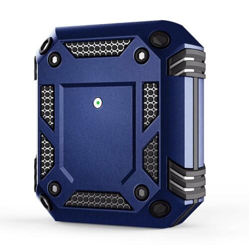 AirPod Pro Case Heavy Duty Shockproof Ring Armor tective Cover (Blue)