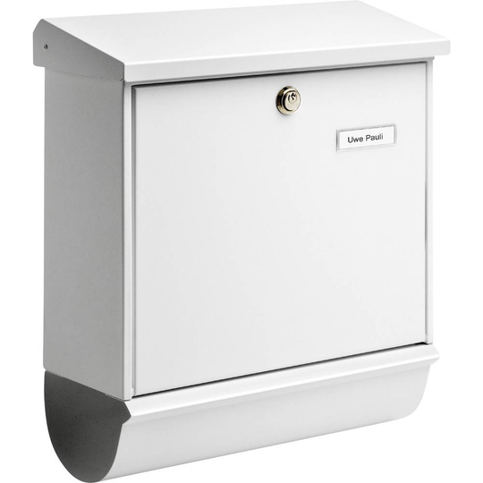 Burg Wächter 32670 COMFORT-Set 91300 W Brevlåda Stålbleck Vit Nyckel