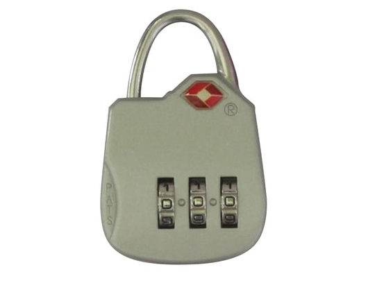 Rieffel RG257, Konventionellt hänglås, Kombinationslås, Resväska, Silver, Zink, Rostfritt stål