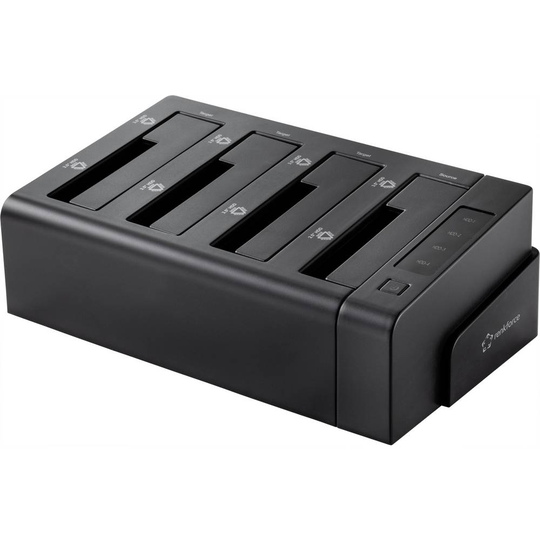 Renkforce Renkforce USB 3.2 Gen 1 4 Port HDD-kloningsstation med kloningsfunktion