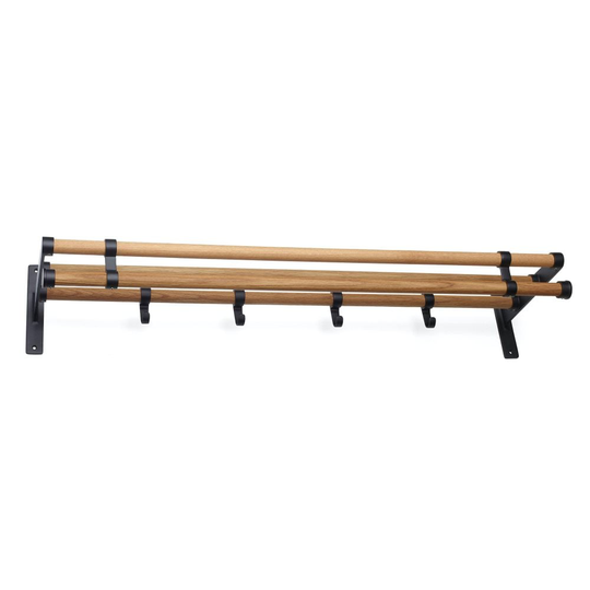Hatthylla Elegant Plus Svart/Ek 1M Habo