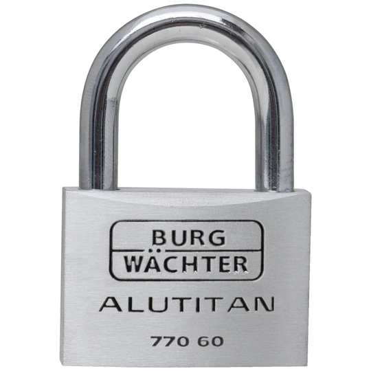 Burg Wächter 36121 Hänglås 70.00 mm Aluminium Nyckel