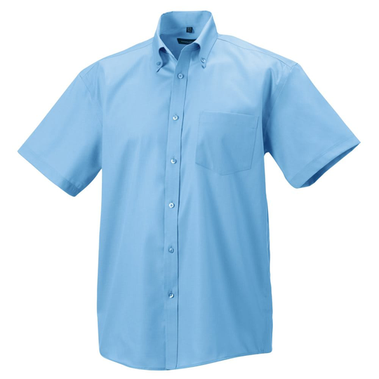 Russell Collection Kortärmad Ultimate Non-Iron Shirt för män