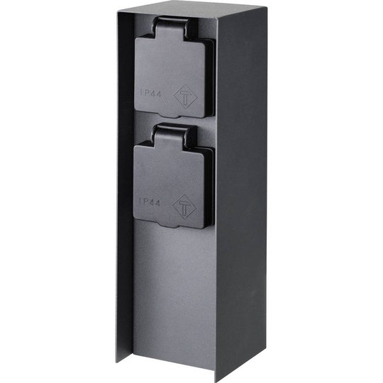 Sygonix SY-4979750 Trädgårdsstickkontakt Antracit
