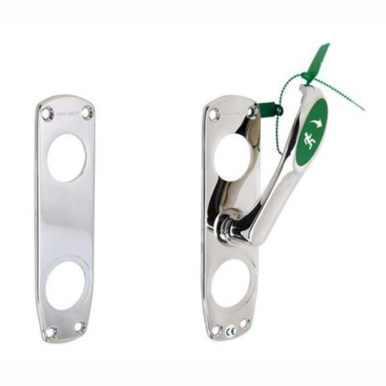 ASSA 179 Underläggsskylt 3 mm, förnicklad