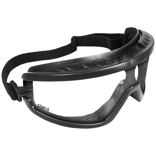 Stanley by Black & Decker Safety Goggles Black Frame Clear SY240-1D EU Skyddsglasögon Svart DIN EN 166