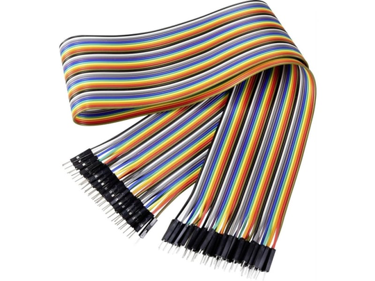 Renkforce JKMM406 Jumper-kabel Arduino, Banana Pi, Raspberry Pi [40x Trådbro-stik - 40x Trådbro-stik] 60.00 cm Flerfarvet