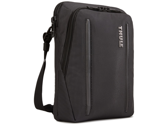 Thule Crossover 2 C2CT-110 Black, axelremsväska, Svart, Nylon, Dragkedja, Framficka, Mobiltelefonficka, Pennfack, Ficka för surfplatta, Dragkedjefick