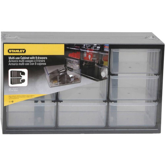Stanley by Black & Decker 1-93-978 Låda (L x B x H) 36.5 cm x 370 mm x 21.3 cm Antal fack: 9