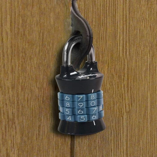 MASTER LOCK Kombinationshänglås - 37mm - för omklädningsrum, skåp