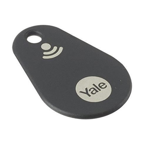 Yale AC-RFIDTAG kontaktlöst RFID-tillbehör, svart, fungerar med AI-inbrottslarm för att avaktivera AC-RFIDTAG-larm