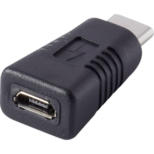 Renkforce USB 2.0 Adapter [1x USB-C® hane - 1x USB 2.0 Micro-B hona] rf-usba-11 guldpläterad kontakt