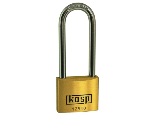 Kasp K12550L80D Hængelås 50 mm Forskellige Gyldengul Nøglelås