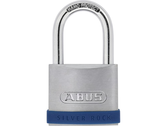 ABUS 5/50HB80 KD, Konventionellt hänglås, Tangentlås, Olika låsning, Silver, Zink, Härdat stål
