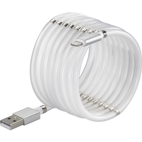 Renkforce TO-6897015 [1x USB 2.0 A hane - 1x Apple Lightning hane] 2.00 m Vit