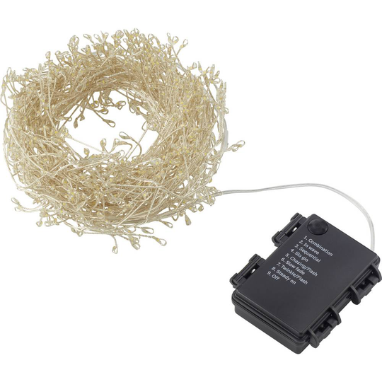 Partyljusslinga Sygonix SY-4722010 LED fast installerad N/A Varmvit N/A