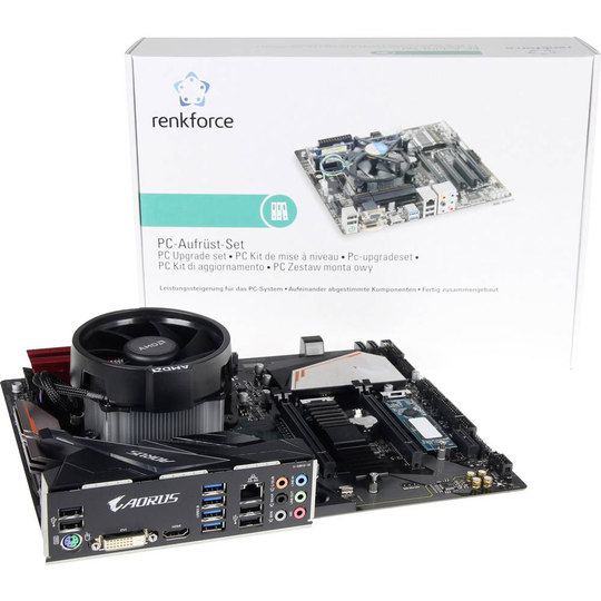 Renkforce PC tuning-kit AMD Ryzen™ 7 N/A (8 x 3.6 GHz) 16 GB keine Grafikkarte ATX